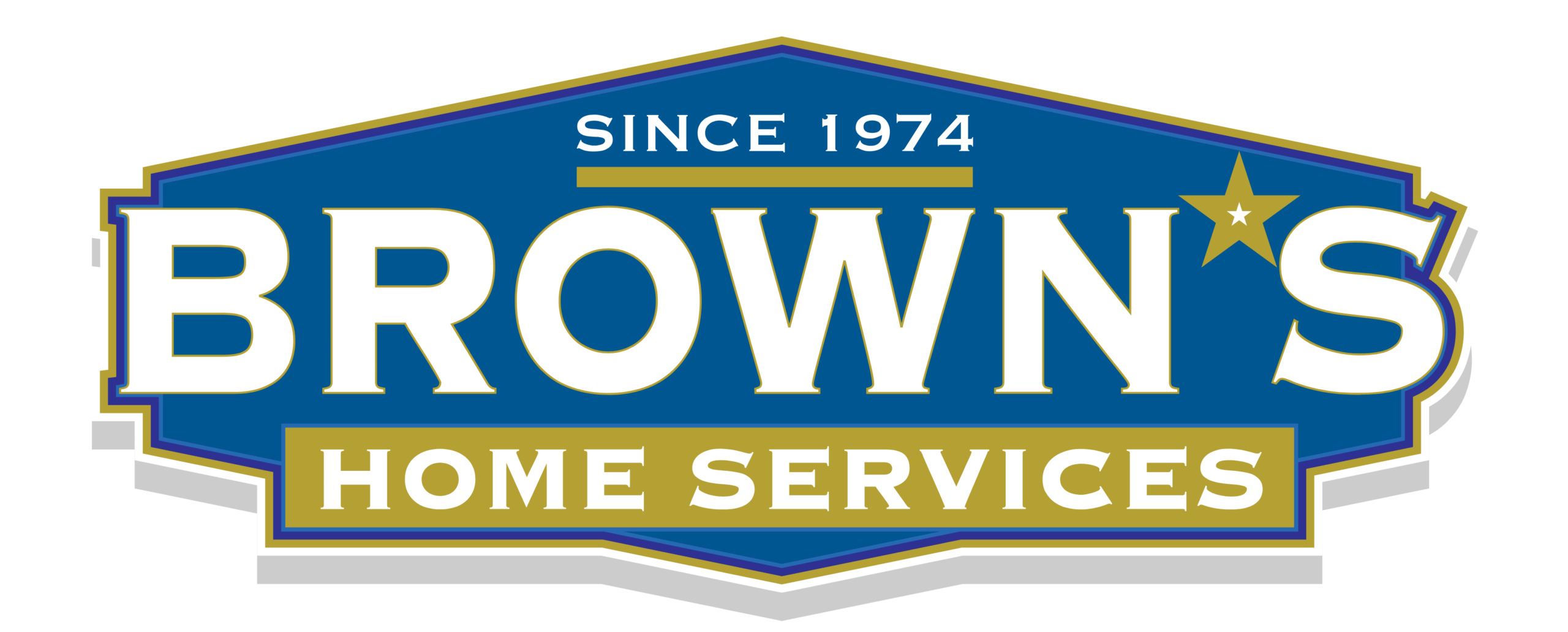 Brown's Home Services logo, since 1974